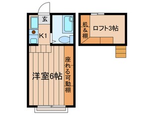 Ｒハイムの物件間取画像